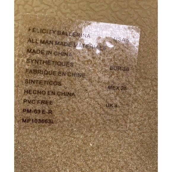 Sam Edelman  FELICITY BALLERINA RAINBOW GLITTER Slip On Ballet Flats Shoes Sz 5 - Picture 11 of 13